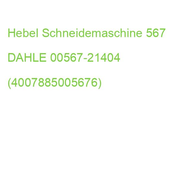 Hebel-Schneidemaschine 567 Schnittlänge 550 mm DAHLE 00567-21404 (4007885005676)