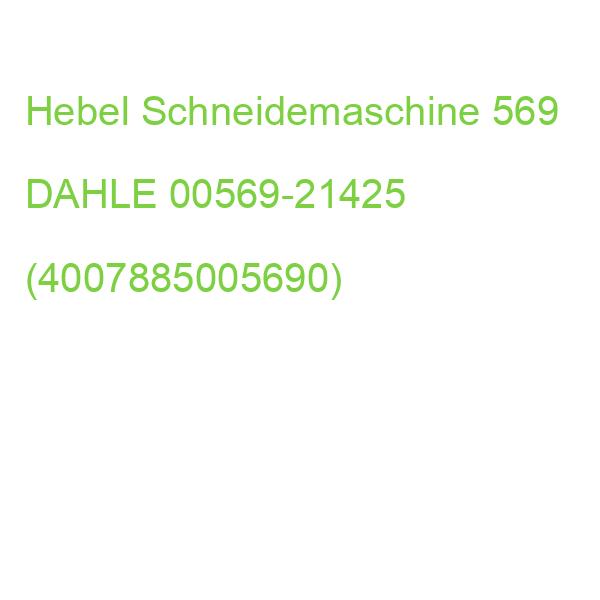 Hebel-Schneidemaschine 569 Schnittlänge 700 mm DAHLE 00569-21425 (4007885005690)