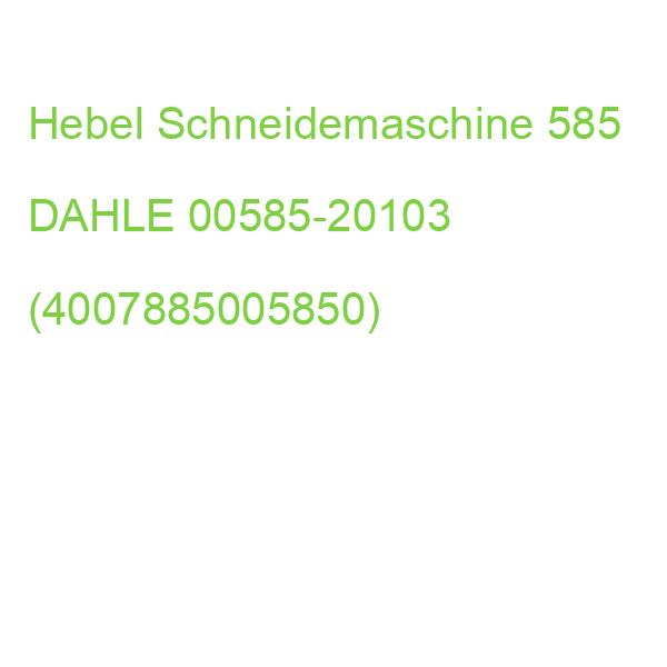 Atelier-Schneidemaschine 585 Schnittlänge 1100 mm DAHLE 00585-20103 (4007885005850)