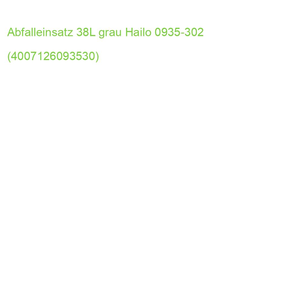 Erweiterungseinheit Mülltrennsystem ProfiLine Öko XL 38 l grau HAILO 9353020 (4007126093530)