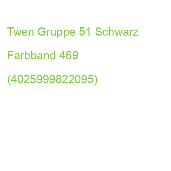 Twen Gruppe 51 Schwarz Farbband 469 (4025999822095)