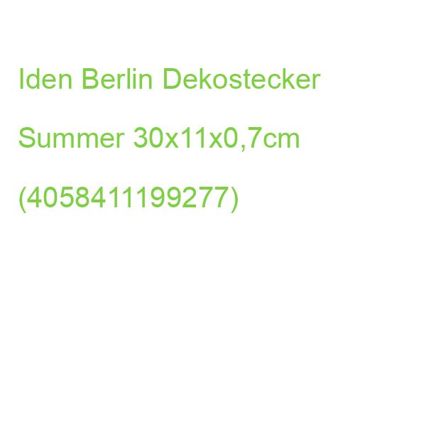 IDENIMPORT Iden Basic Dekostecker Summer 30x11x0,7cm (4058411199277)