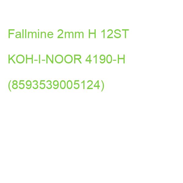 Fallminen 2mm Härtegrad H 12 Stück KOH-I-NOOR 4190-H (8593539005124)