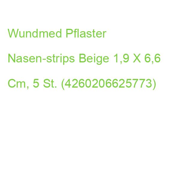 Wundmed Pflaster Nasen-strips 02-095 Beige 1,9 X 6,6 Cm, 5 St. (4260206625773)
