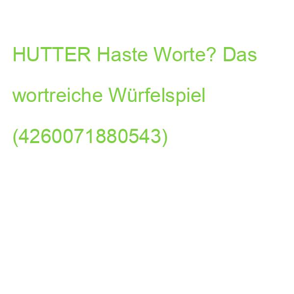 HUTTER Haste Worte? Das wortreiche Würfelspiel (4260071880543)