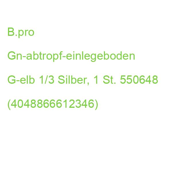 B.pro Gn-abtropf-einlegeboden G-elb 1/3 Silber, 1 St. 550648 (4048866612346)