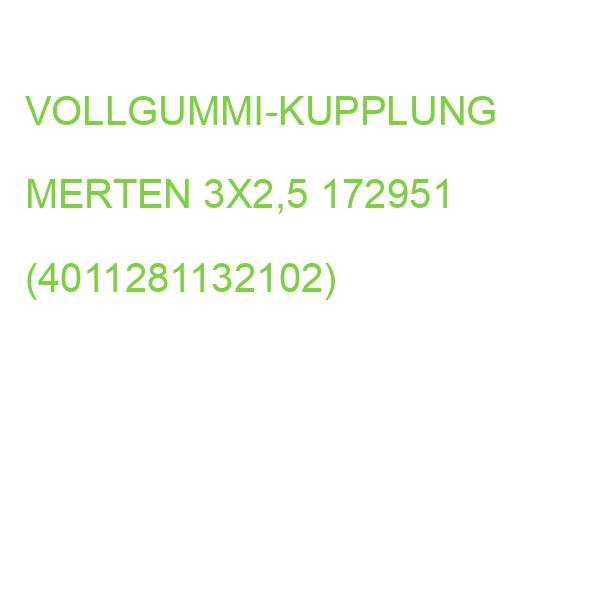 VOLLGUMMI-KUPPLUNG MERTEN 3X2,5 172951 (4011281132102)