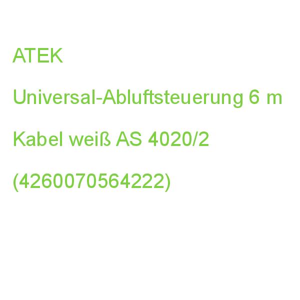 AS-4020/2 Kabel-UniversalAbluftsteuerung ATEK Universal-Abluftsteuerung 6 m weiß AS 4020/2 (4260070564222)