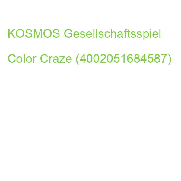 KOSMOS Gesellschaftsspiel Color Craze (4002051684587)