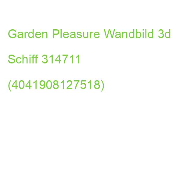 Garden Pleasure Wandbild 3d Schiff, Metall 314711 (4041908127518)