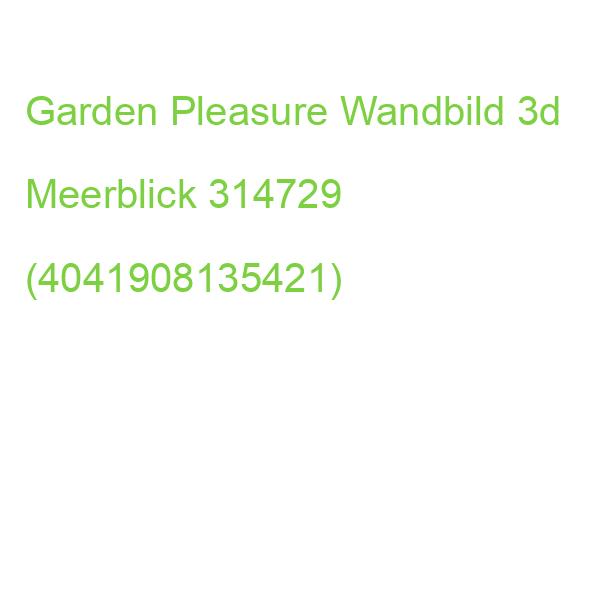Garden Pleasure Wandbild 3d Meerblick, Metall 314729 (4041908135421)