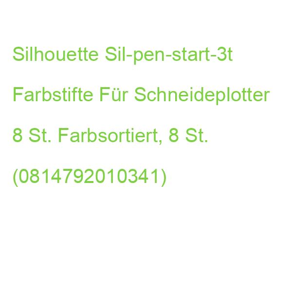 Silhouette Sil-pen-start-3t Farbstifte Für Schneideplotter Farbsortiert, 8 St. (0814792010341)