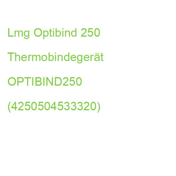 Lmg Optibind 250 Thermobindegerät OPTIBIND250 (4250504533320)