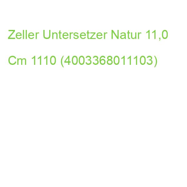 Zeller Untersetzer Natur 11,0 Cm 1110 (4003368011103)