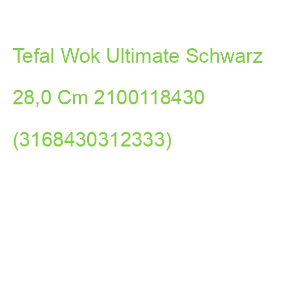 Tefal Wok Ultimate Schwarz 28,0 Cm 2100118430 (3168430312333)