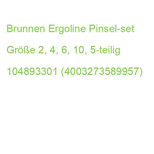 Brunnen Ergoline Pinsel-set Größe 2, 4, 6, 10, 5-teilig 104893301 (4003273589957)