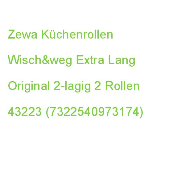 Zewa Küchenrollen Wisch&weg Extra Lang Original 2-lagig, 2 Rollen 43223 (7322540973174)