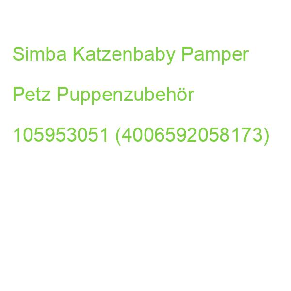 Simba Katzenbaby Pamper Petz Puppenzubehör 105953051 (4006592058173)