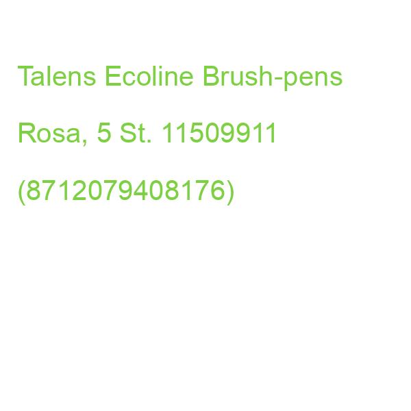 Talens Ecoline Brush-pens Rosa, 5 St. 11509941 (8712079518868)