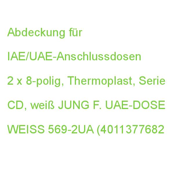ABDECKUNG F. UAE-DO JUNG UAE-DOSE WEISS 569-2UA (4011377682405)