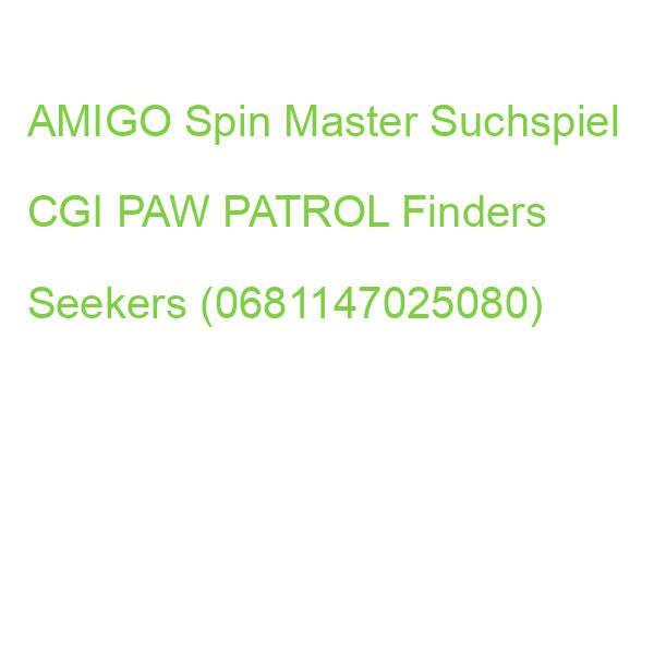 AMIGO Spin Master Suchspiel CGI PAW PATROL Finders Seekers (0681147025080)