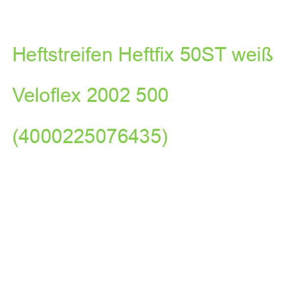 Heftstreifen HEFTFIX selbstklebend PVC 105 mm weiß 50 Stück Veloflex 2002 500 (4000225076435)