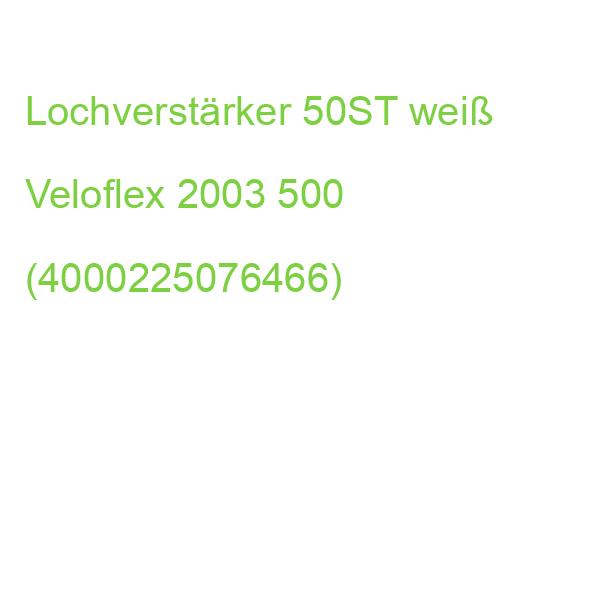 Lochverstärker VELOFIX 15x105 mm selbstklebend weiß 50 Stück Veloflex 2003 500 (4000225076466)