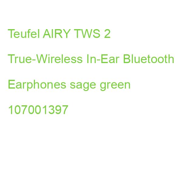 Teufel AIRY TWS 2 True-Wireless In-Ear Bluetooth Earphones sage green 107001397