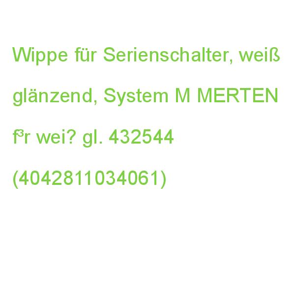 Wippe für Serienschalter weiß gl. MERTEN f³r wei? 432544 (4042811034061)