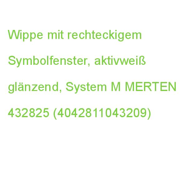 Wippe mit rechteckigem Symbolf. MERTEN Symbolfenster 432825 (4042811043209)
