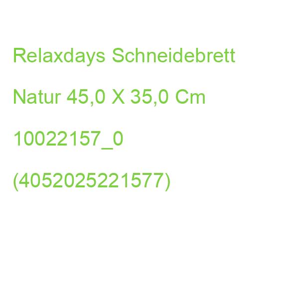 Relaxdays Schneidebrett Natur 45,0 X 35,0 Cm 10022157_0 (4052025221577)
