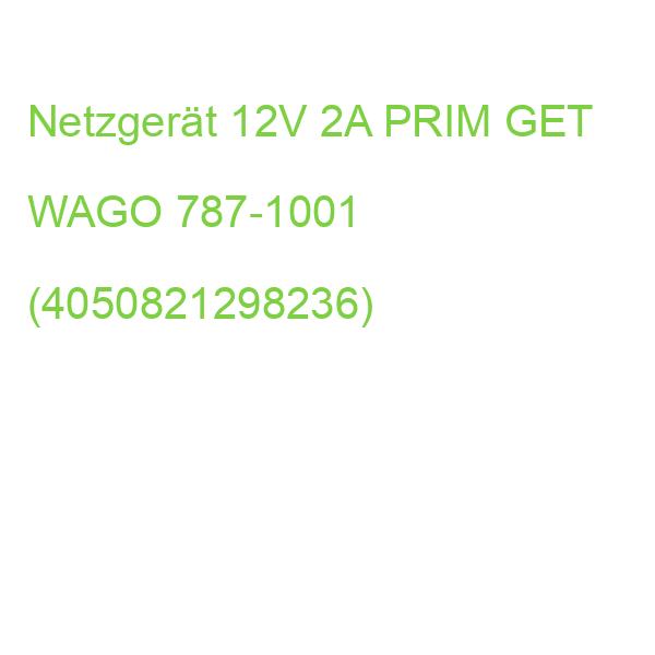 Netzgerät 12V 2A PRIM GET WAGO 787-1001 (4050821298236)