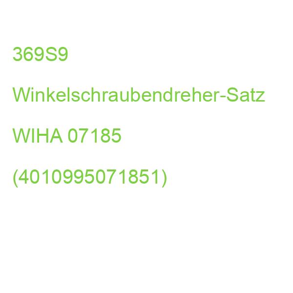 369S9 Winkelschraubendreher-Satz WIHA 07185 (4010995071851)