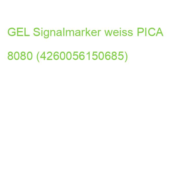 GEL Signalmarker weiss PICA 8080 (4260056150685)