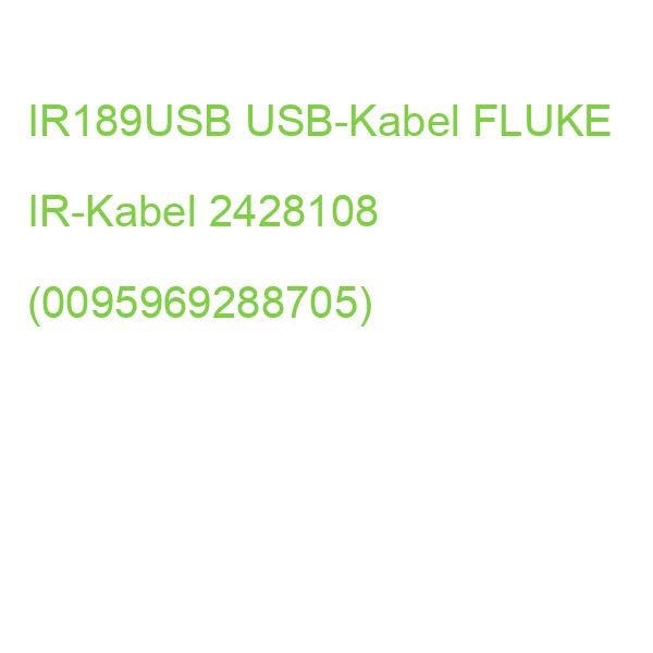 IR189USB USB-Kabel FLUKE IR-Kabel 2428108 (0095969288705)