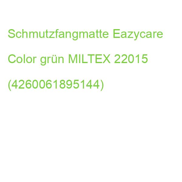 Schmutzfangmatte Eazycare Color 40x60 cm grün waschbar MILTEX 22015 (4260061895144)