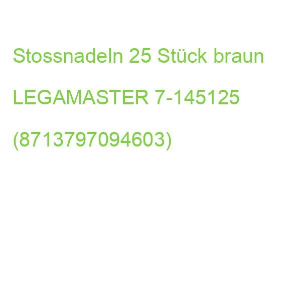 WOODEN Pinnnadel 25 Stück LEGAMASTER 7-145125 (8713797094603)