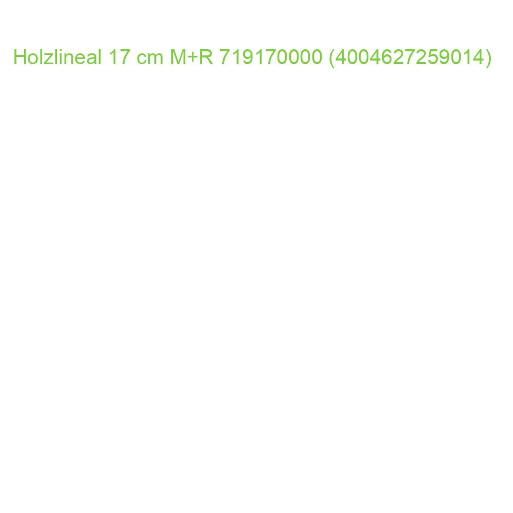 Holzlineal 17 cm M+R 719170000 (4004627259014)