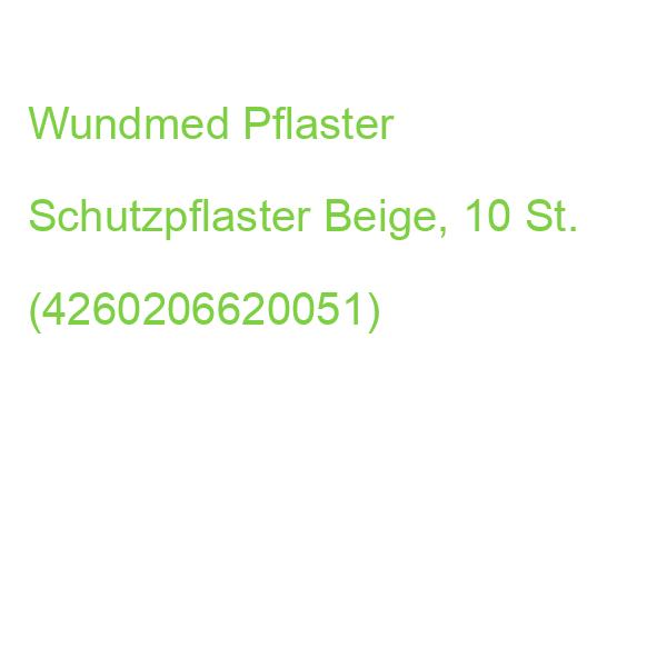 Wundmed Pflaster Schutzpflaster Hydrocolloid 02-049 Beige, 10 St. (4260206620051)