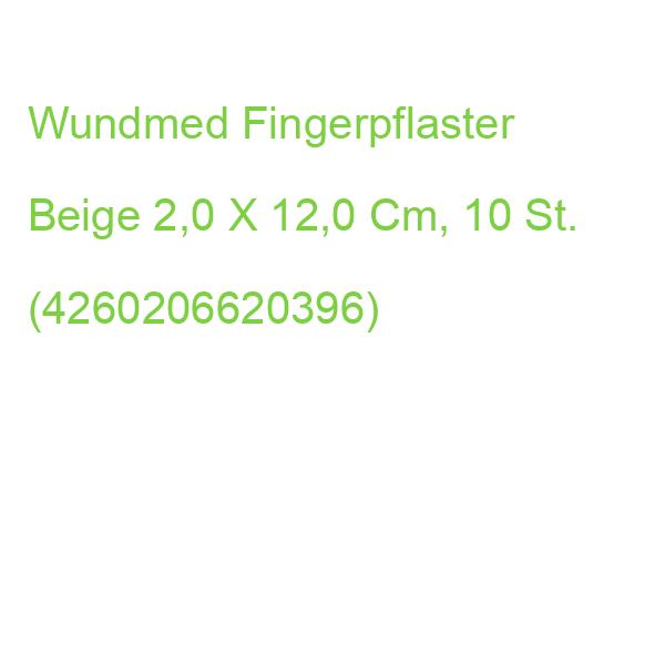 Wundmed Fingerpflaster 02-107 Beige 2,0 X 12,0 Cm, 10 St. (4260206620396)