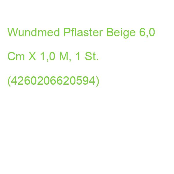 Wundmed Pflaster 02-021 Beige 6,0 Cm X 1,0 M, 1 St. (4260206620594)