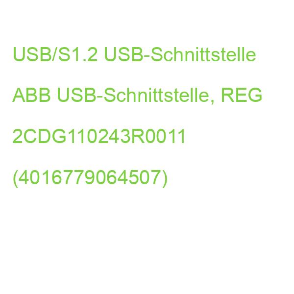 USB/S1.2 USB-Schnittstelle ABB USB-Schnittstelle, REG 2CDG110243R0011 (4016779064507)
