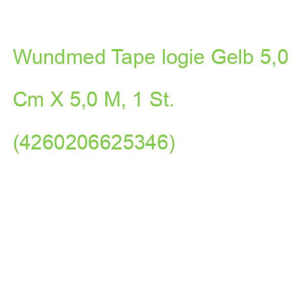 Wundmed Tape logie 04-039 Gelb 5,0 Cm X 5,0 M, 1 St. (4260206625346)