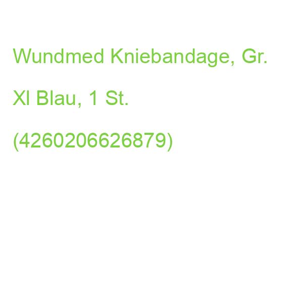 Wundmed Kniebandage 04-005xl, Gr. Xl Blau, 1 St. (4260206626879)