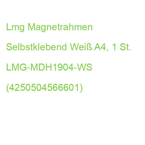 Lmg Magnetrahmen Selbstklebend Weiß A4, 1 St. LMG-MDH1904-WS (4250504566601)