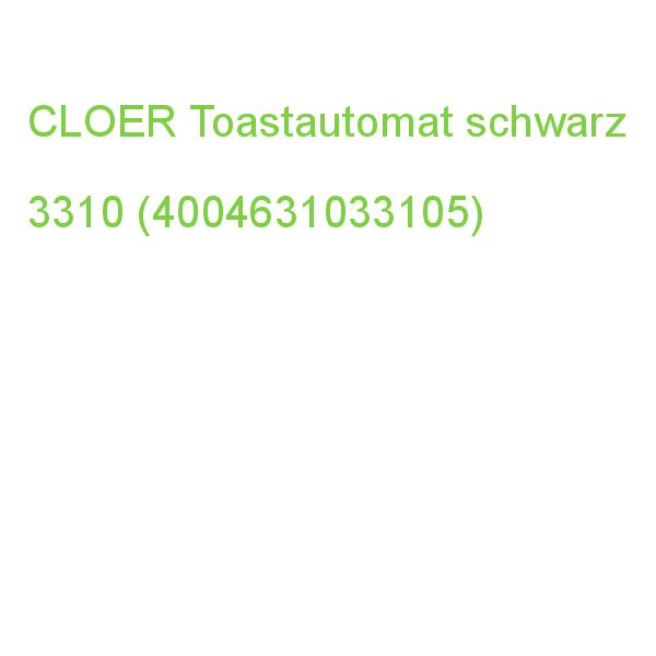 Toastautomat schwarz CLOER 3310 (4004631033105)