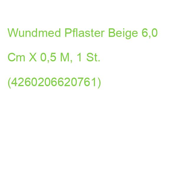 Wundmed Pflaster 02-001 Beige 6,0 Cm X 0,5 M, 1 St. (4260206620761)