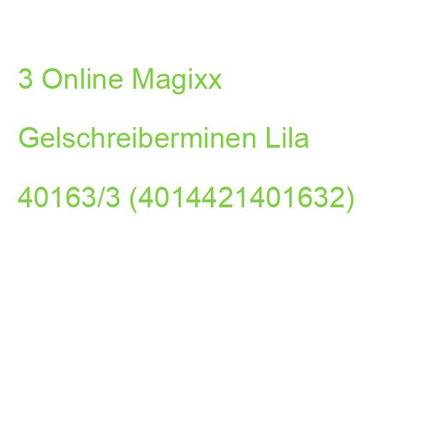 Online Magixx Gelschreiberminen Lila 0,7 Mm 3 St. 40163/3 (4014421401632)