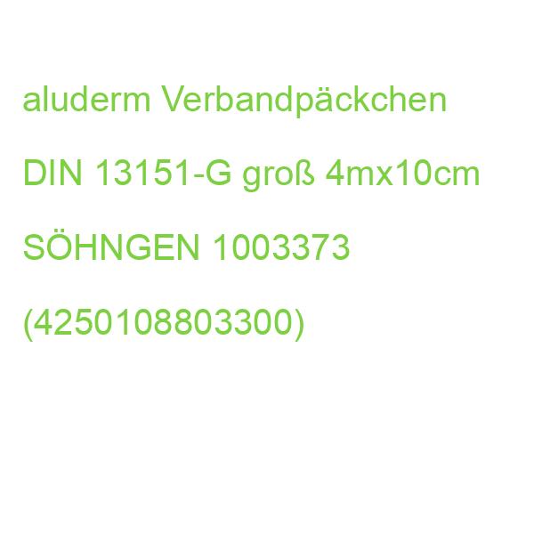 aluderm Verbandpäckchen DIN 13151-G groß 4mx10cm SÖHNGEN 1003373  (4250108803300)