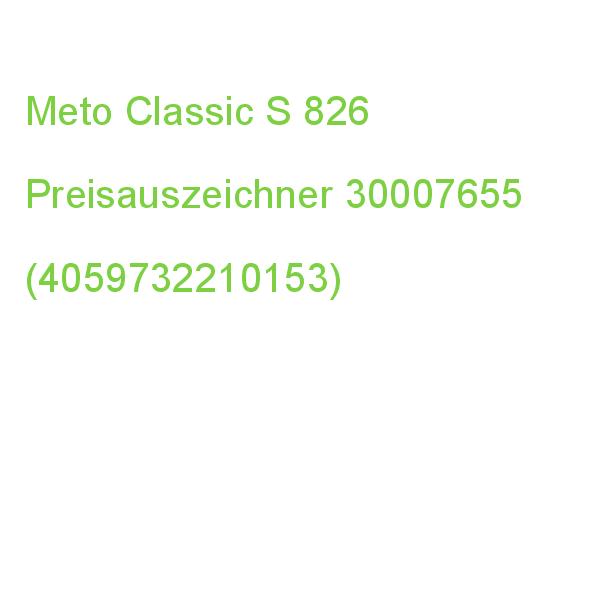 Meto Classic S 826 Preisauszeichner Silber 30007655 (4059732210153)